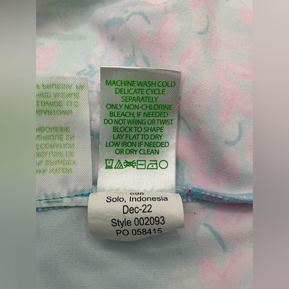 LIKE NEW🪷Lilly Pulitzer🪷Johana Swim Cover-Up Cestra blue Cay To My Heart - Picture 11 of 16